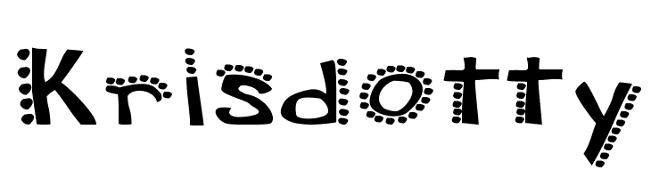 Krisdotty  Free Fonts Download