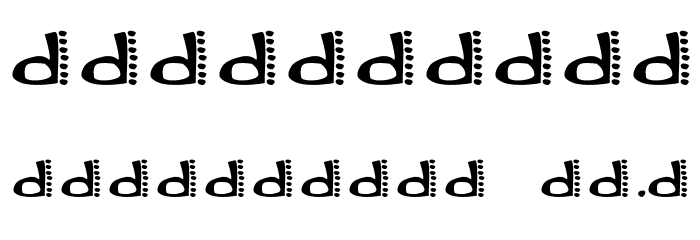 Krisdotty Font OTHER CHARS