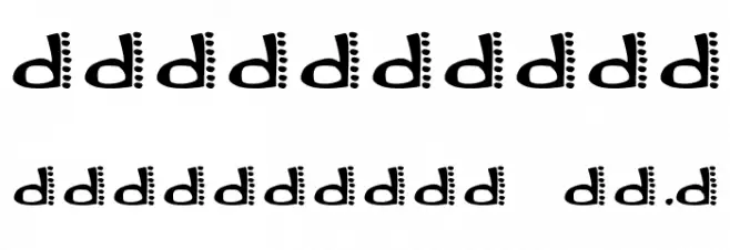 Krisdotty Font OTHER CHARS