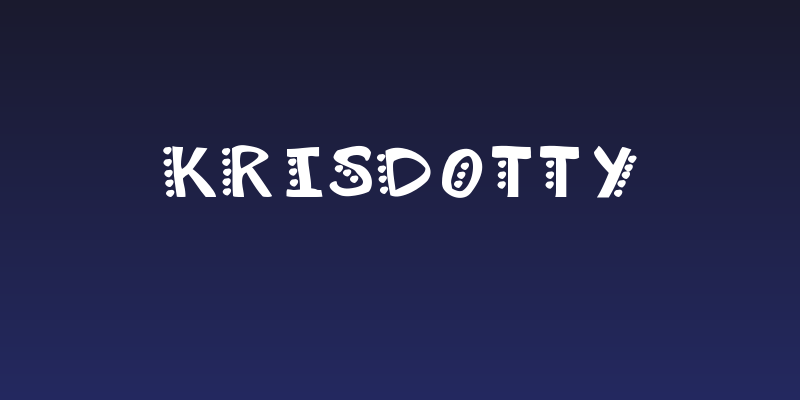 Krisdotty Social Header