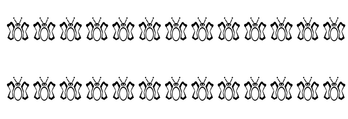 Krisfly フォント 小文字