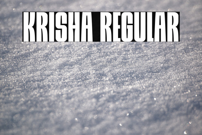 Krisha Regular Example 2