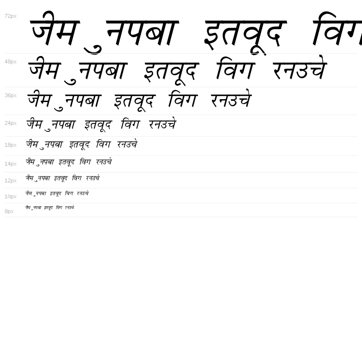 Krishna Italic Waterfall