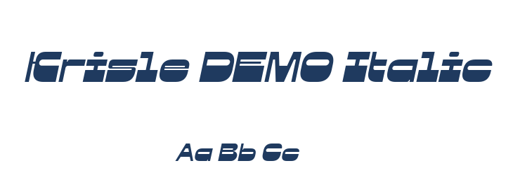 Krisle DEMO Italic Font Preview
