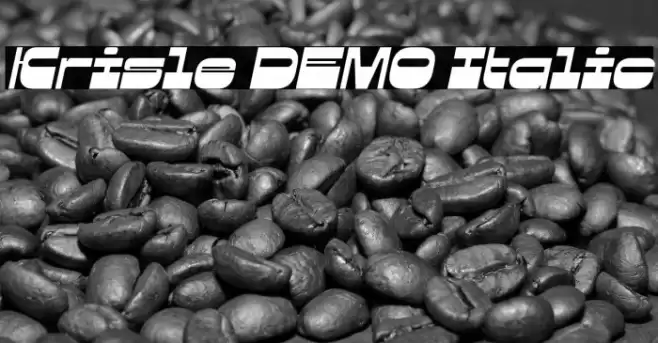 Krisle DEMO Italic Font examples