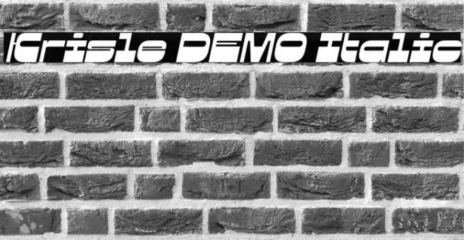 Krisle DEMO Italic Font examples