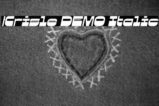 Krisle DEMO Italic Font examples