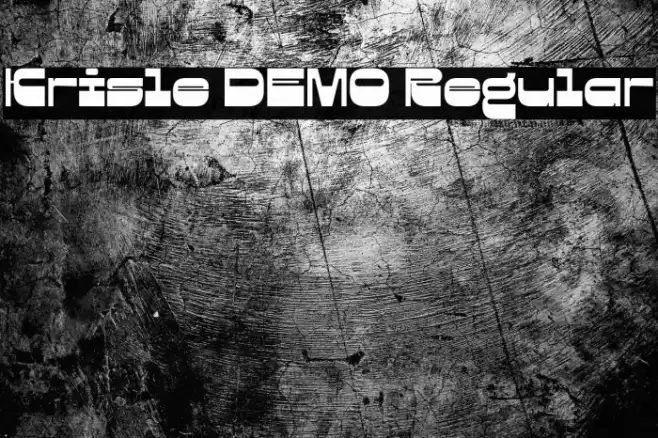 Krisle DEMO Regular फ़ॉन्ट examples