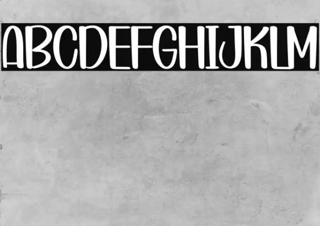 Krispy Burger Font examples