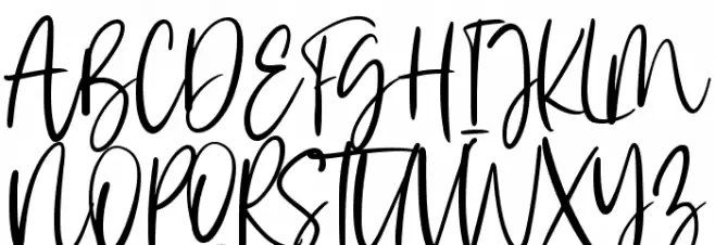 Krispy Panda Font Litere mari