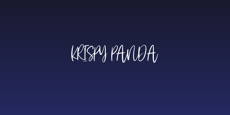 Krispy Panda Social Header
