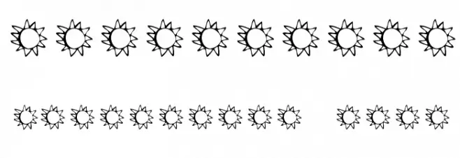 Krissun Font Alte caractere