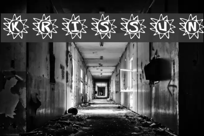 Krissun Font examples