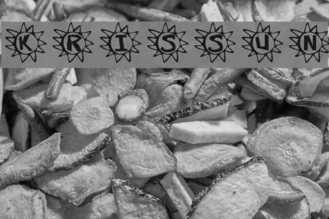 Krissun Font examples