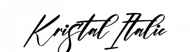 Kristal Italic  لخطوط تنزيل
