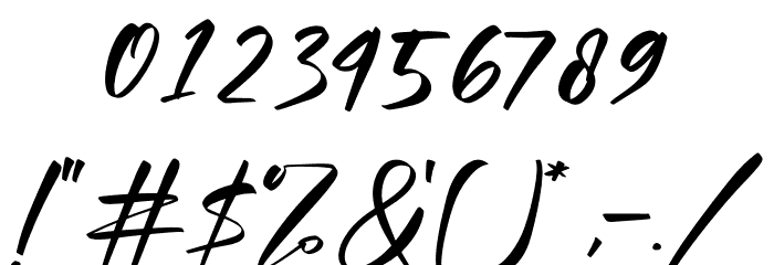 Kristal Font OTHER CHARS