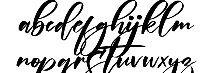 Kristal Font LOWERCASE