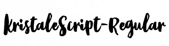 KristaleScript-Regular  Скачать бесплатные шрифты