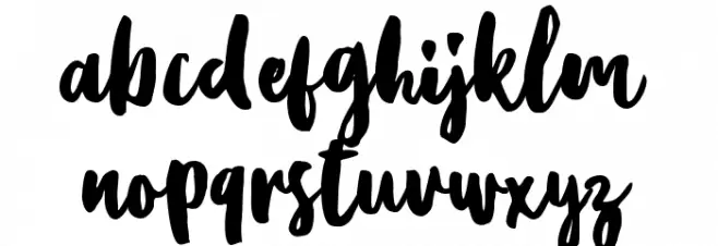 KristaleScript-Regular 字体 小写