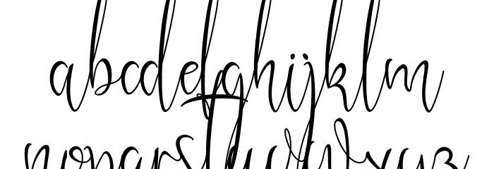 Kristallian Font LOWERCASE