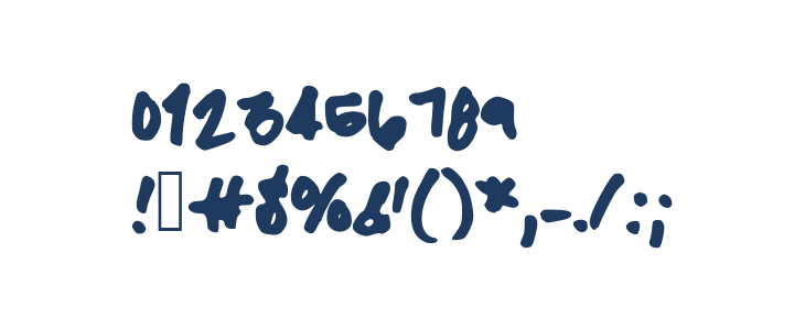 KristasFont Other Characters