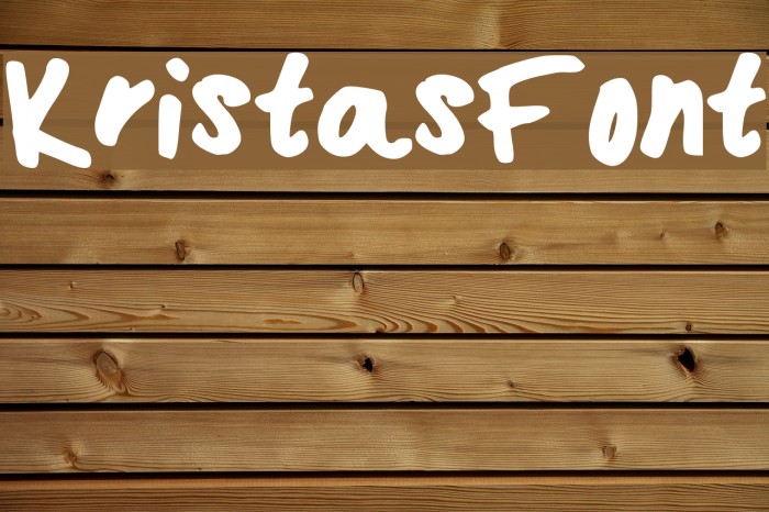 KristasFont Example 1