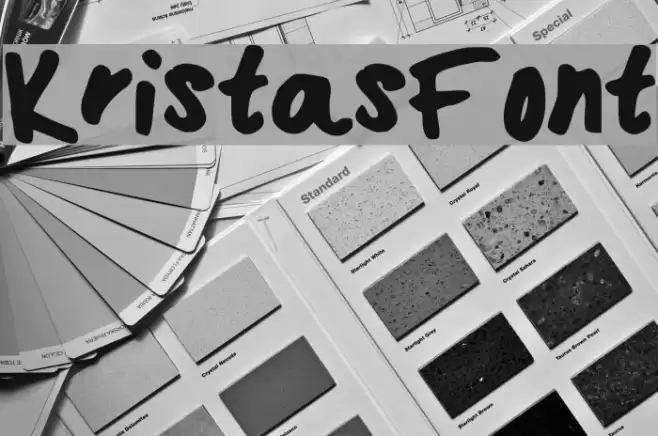 KristasFont Font examples