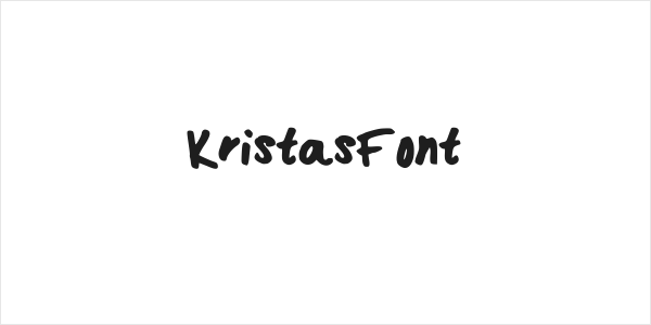 KristasFont Logo