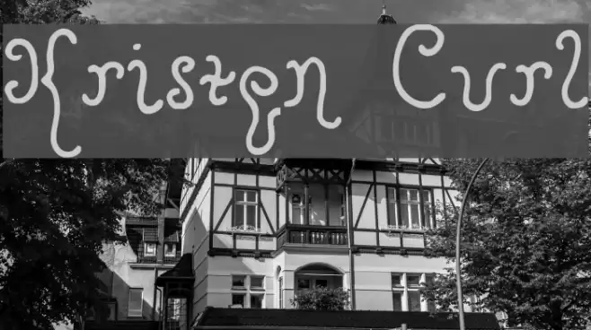 Kristen Curly Font examples