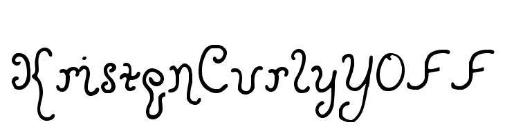 KristenCurlyYOFF  नि: शुल्क फ़ॉन्ट्स डाउनलोड