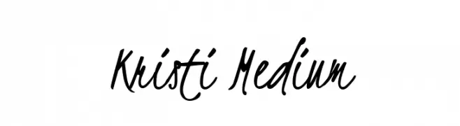 Kristi Medium  Fuentes Gratis Descargar