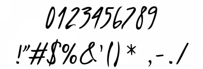 Kristi Medium Font OTHER CHARS