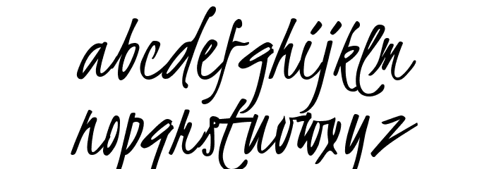 Kristi Medium Font LOWERCASE