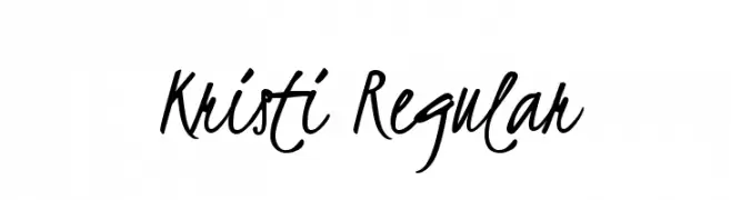 Kristi Regular  Fuentes Gratis Descargar