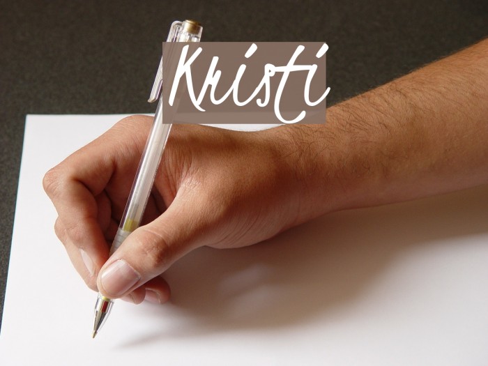 Kristi Font examples