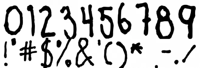 Kristina Bold Regular Font OTHER CHARS