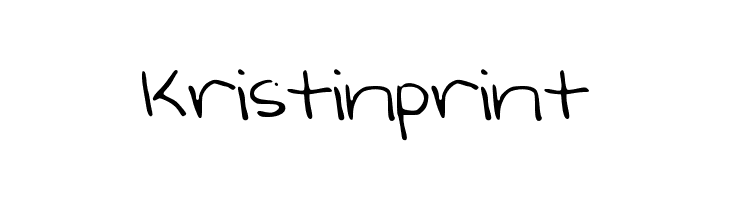 Kristinprint Font