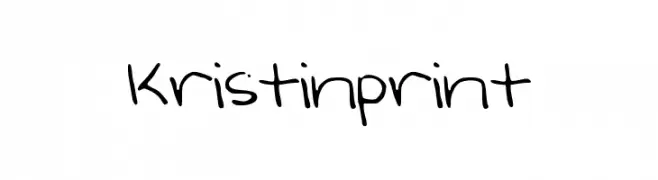 Kristinprint  Fuentes Gratis Descargar