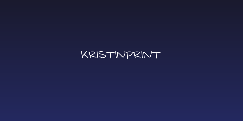 Kristinprint Social Header