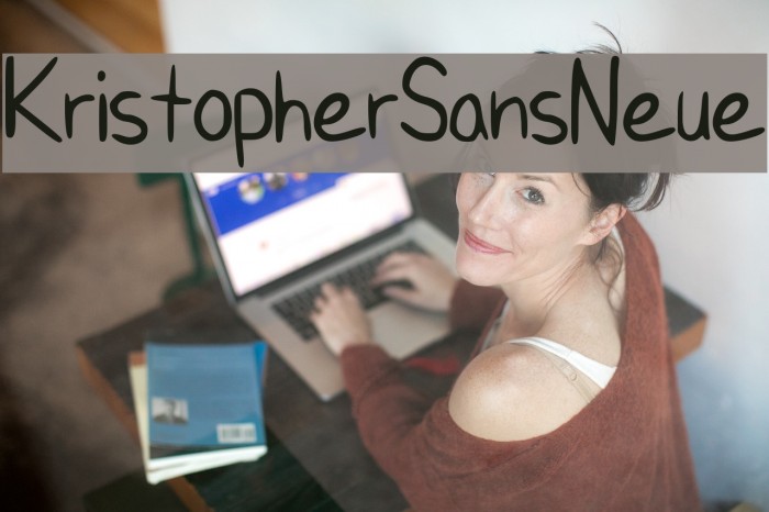 KristopherSansNeue Font examples