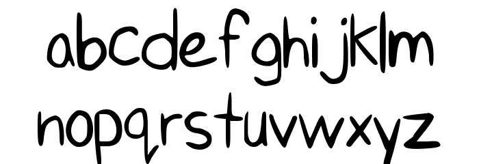 KristopherSansNeue Font LOWERCASE