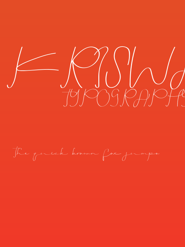 Krisward Demo Poster