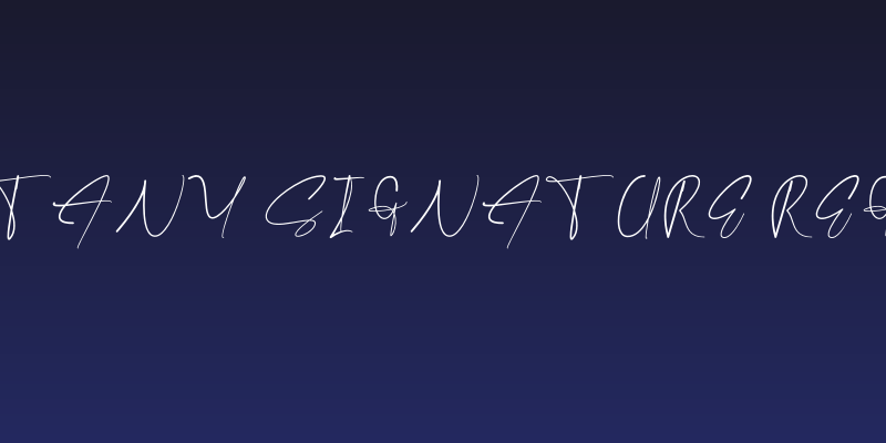 Krittany Signature Regular Social Header