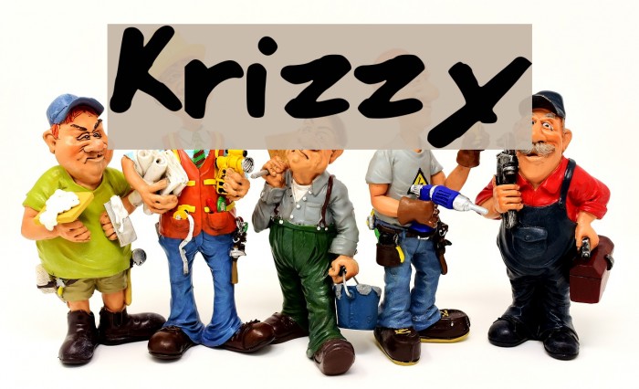 Krizzy Font examples