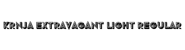 Krnja Extravagant Light Regular  Fuentes Gratis Descargar