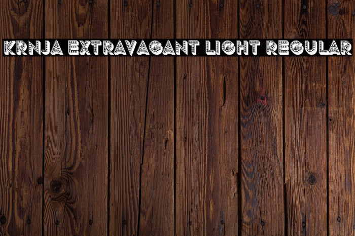 Krnja Extravagant Light Regular Example 1