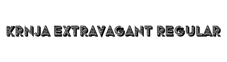 Krnja Extravagant Regular  font caratteri gratis