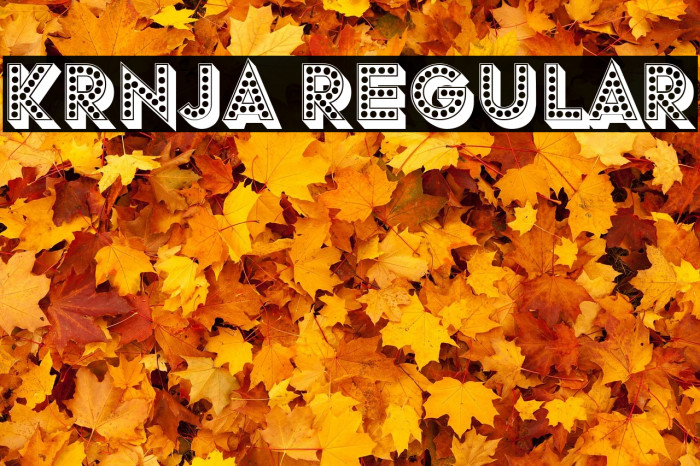Krnja Regular Example 1