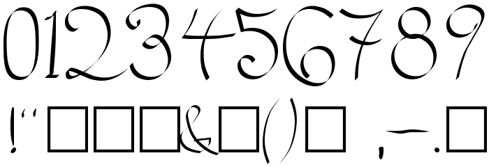 Kroeburn Regular Font OTHER CHARS