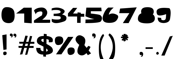 Kroeskop Font OTHER CHARS